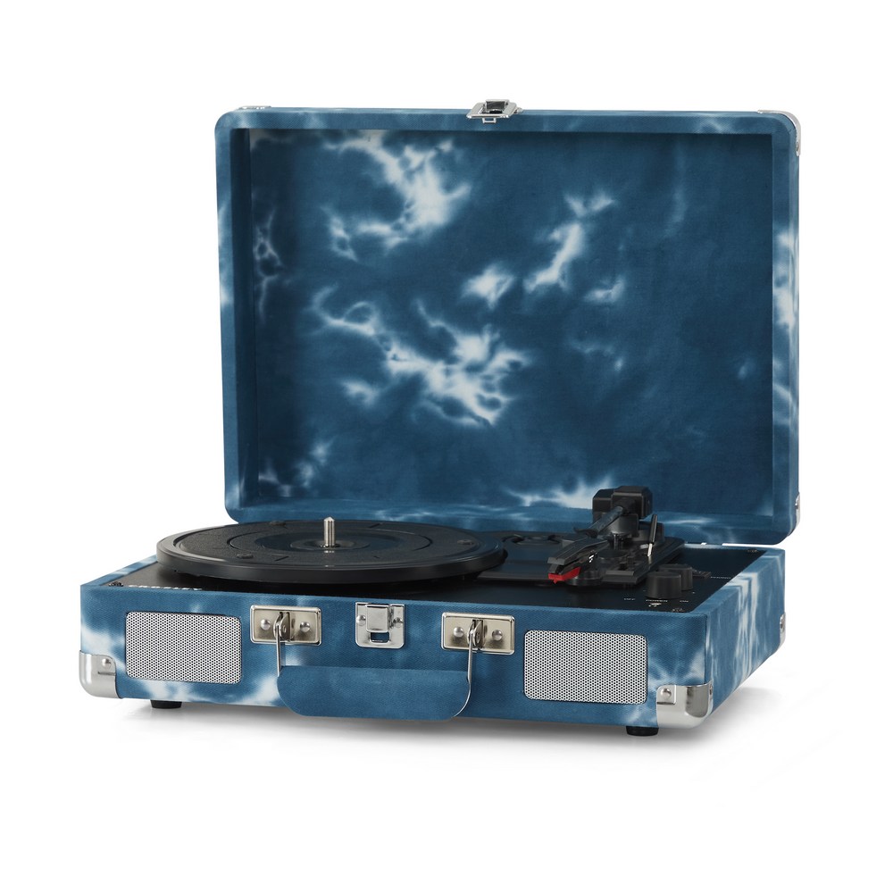 Crosley - Cruiser Plus Portable Turntable With Bluetooth In/Out - Indigo