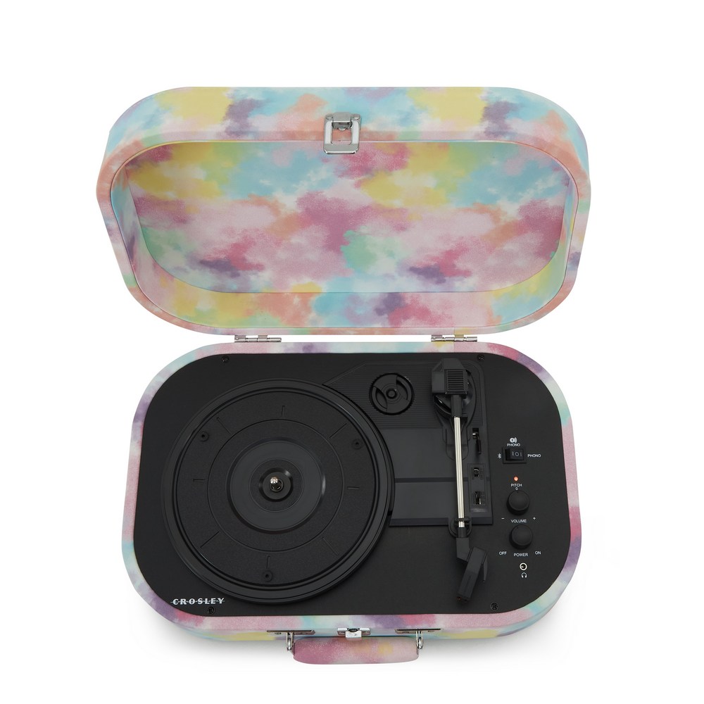 Crosley - Discovery Portable Turntable With Bluetooth In/Out - Tie Dye