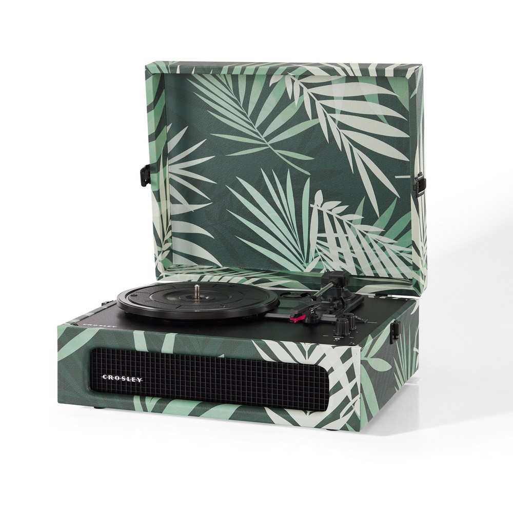 Crosley - Voyager Portable Turntable With Bluetooth In/Out - Botanical