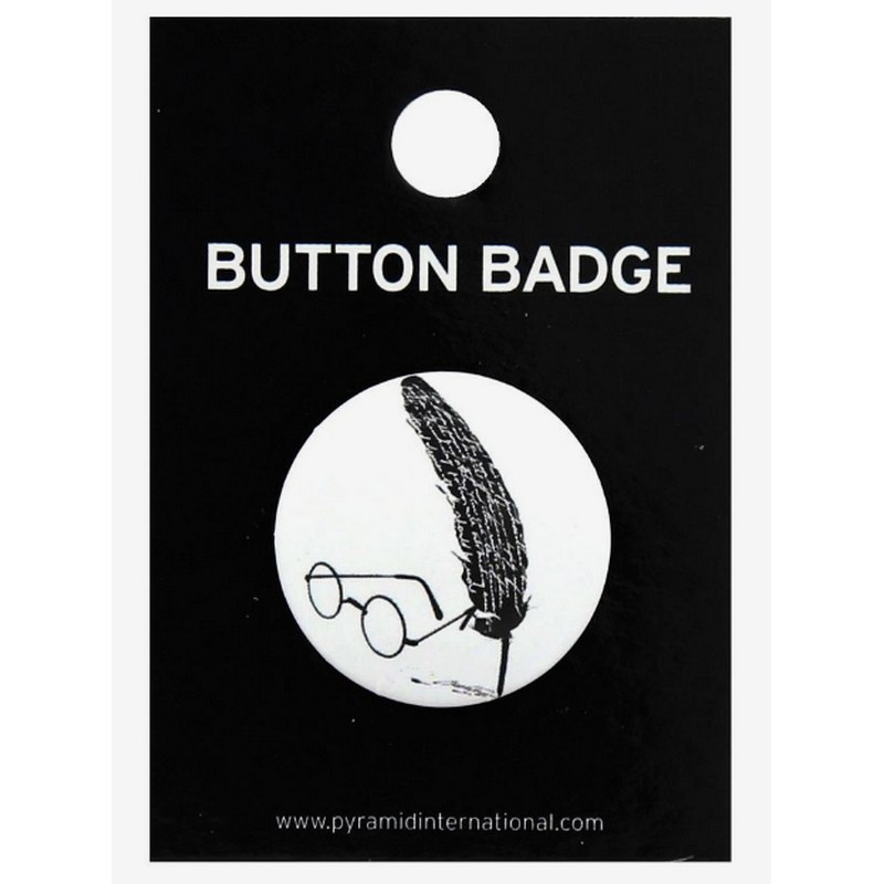 Pyramid International - Harry Potter Glasses & Feather Button Badge