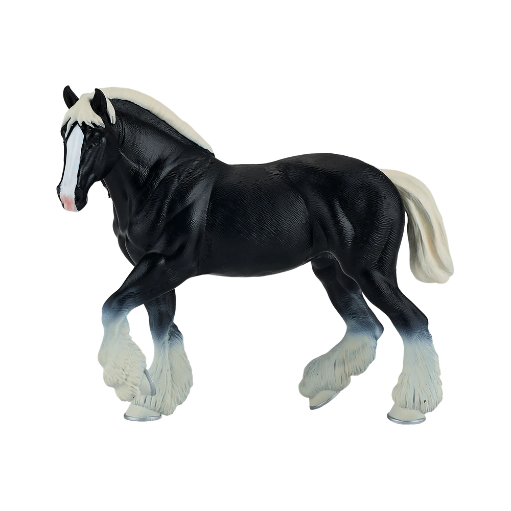 موجو - لعبة حصان كلايدسديل - أسود - 10 سم