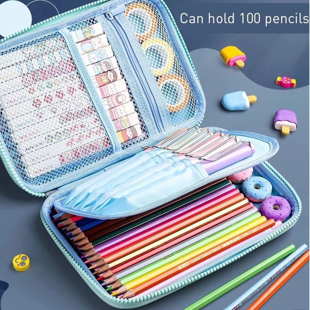 دودل كيدو - مقلمة - ديناصور - أزرق داكن