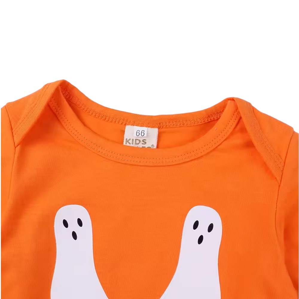 دودل كيدو - أول زي تنكري للهالوين للرضع - برتقالي - قطعتين