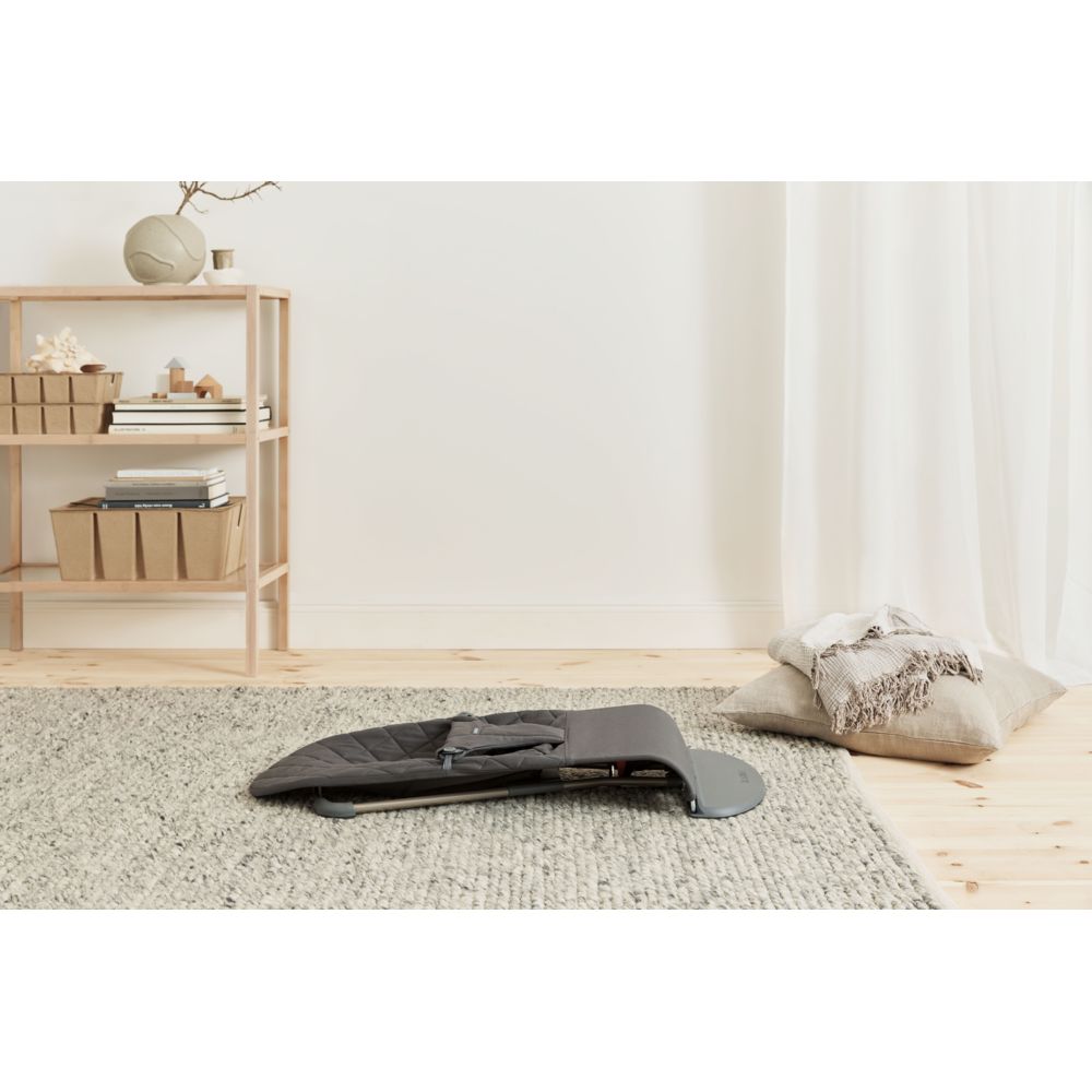 BABYBJORN Bliss Woven Baby Bouncer - Cotton Anthracite