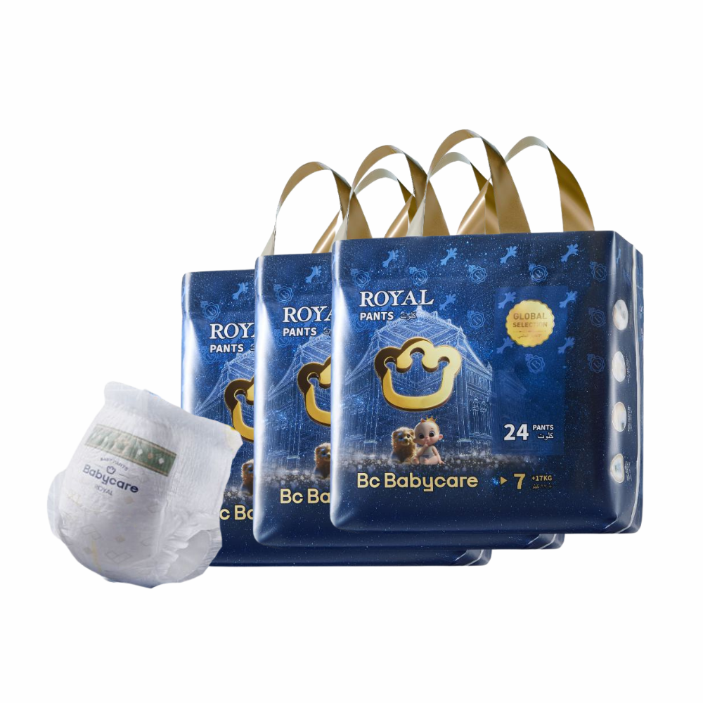 Babycare - Royal Baby Diaper Pants - Size 7 - 17 Plus kg - Pack of 3 - 72 Pcs