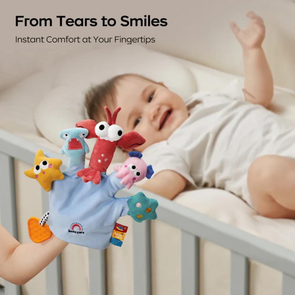 Babycare - Baby Hand Puppets Animal Toy - Els Ocean