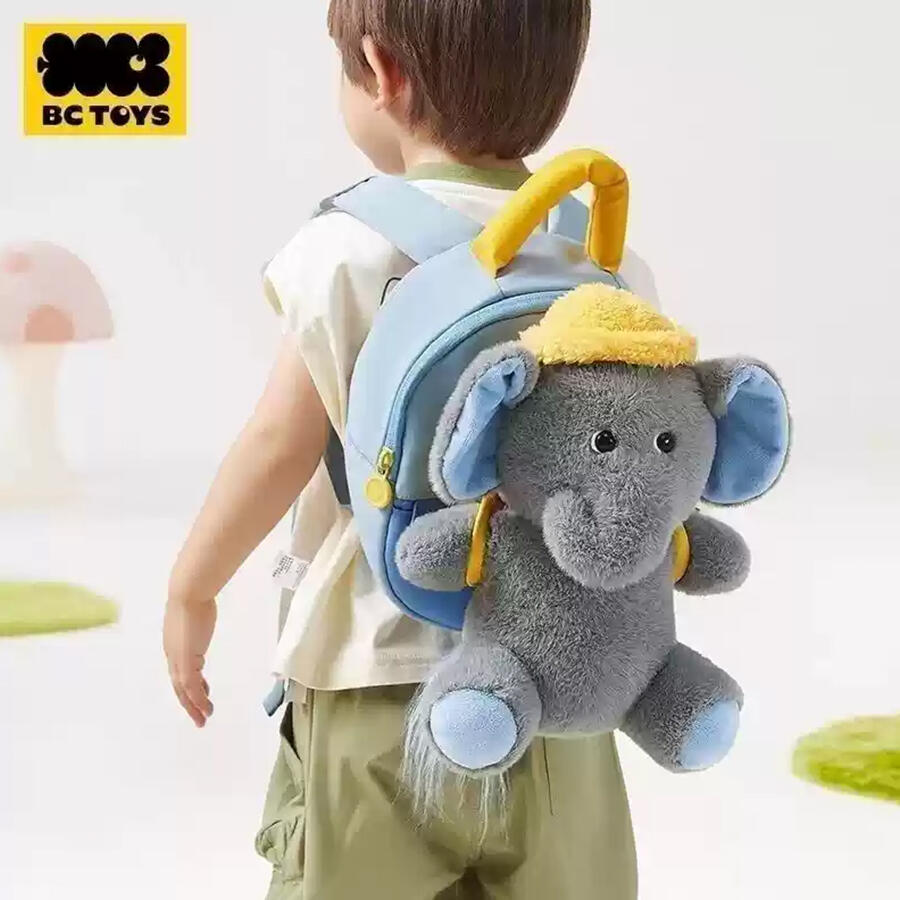 Babycare - Kids Toy Backpack - Elephant - Blue