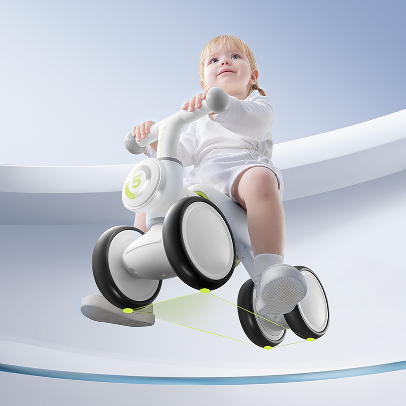 Babycare - Four Wheel Balance Car - Force Green