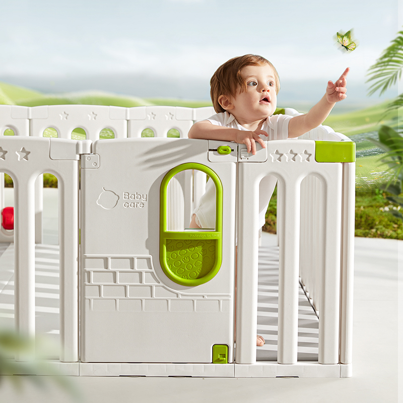 Babycare - Playpen Fairy Garden Play Fence - Sind White - 180 x 200 cm
