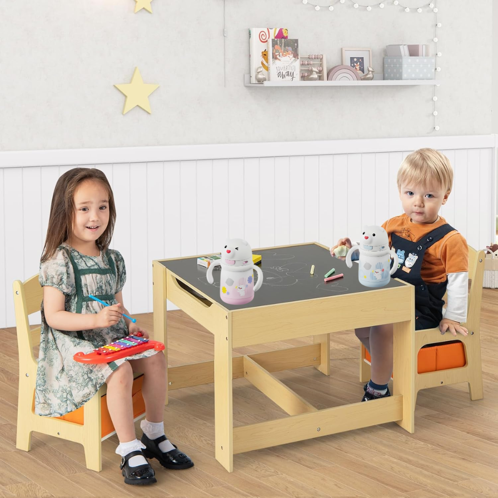 Babycare - Bear Vacuum Flask Water Bottle - 300 ml - Multicolor