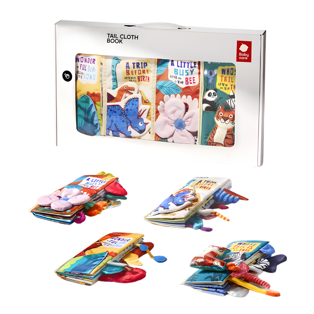 بيبي كير - كتاب تعليمي للأطفال من القماش - قد يختلف الطراز - قطعة واحدة