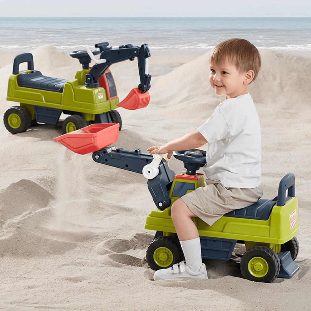 Babycare Four-Wheeled Kids Electric Ride-On Excavator