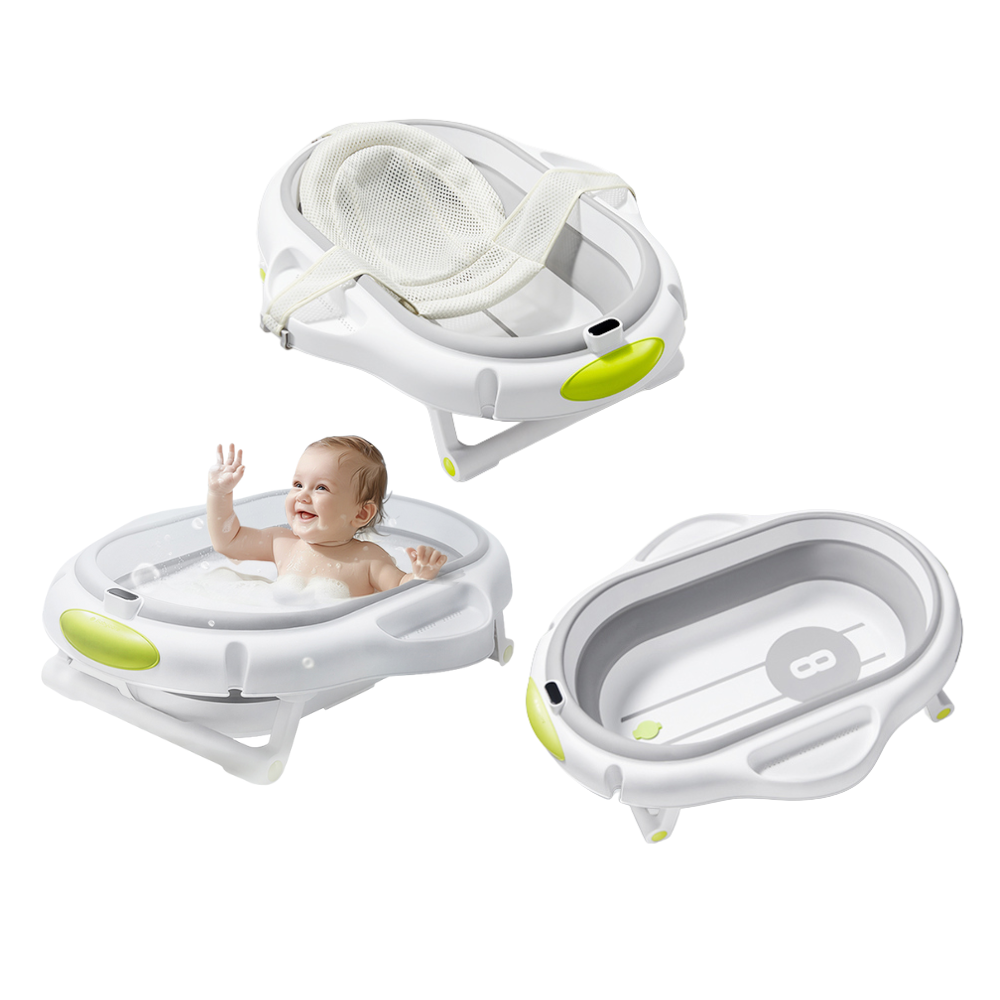 Babycare - Baby Foldable Bathtub - Gray