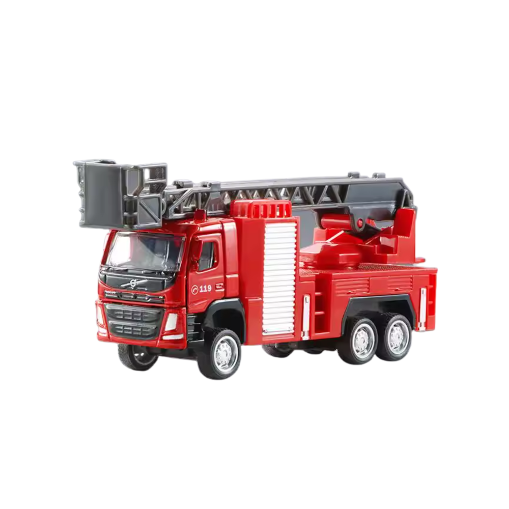 Babycare - Volvo Ladder Fire Truck Vehicle Toy - Red