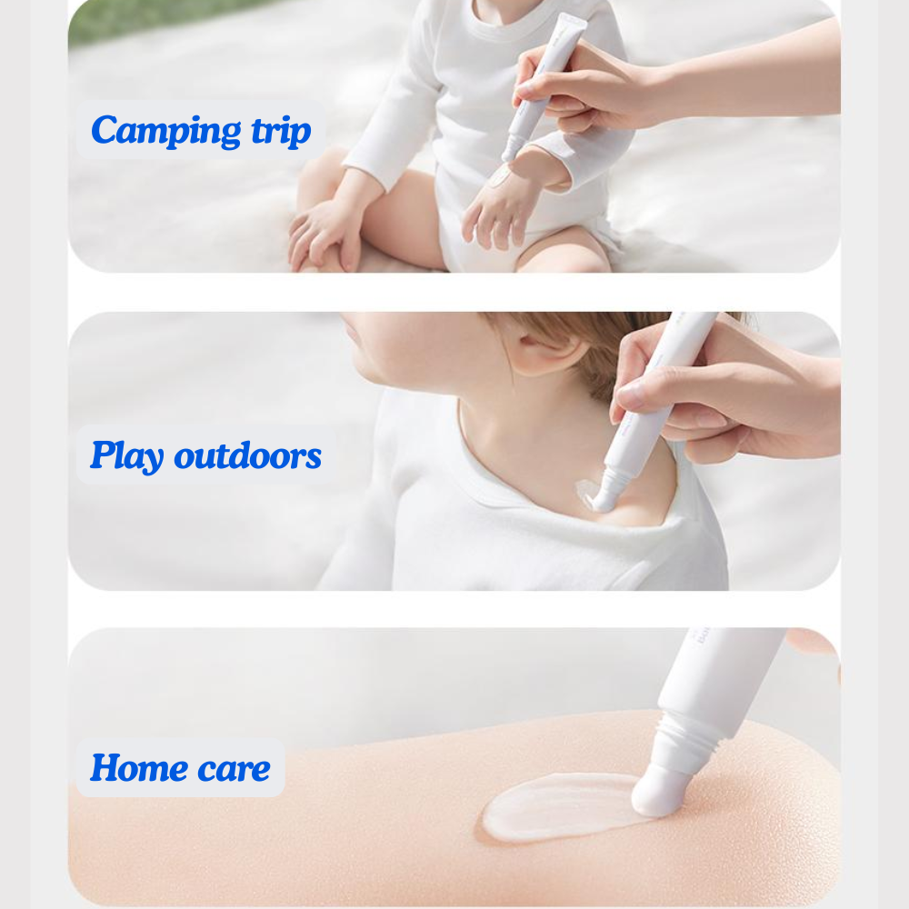 بيبي كير - كريم مهدئ بالأعشاب للأطفال 20غ - أخضر