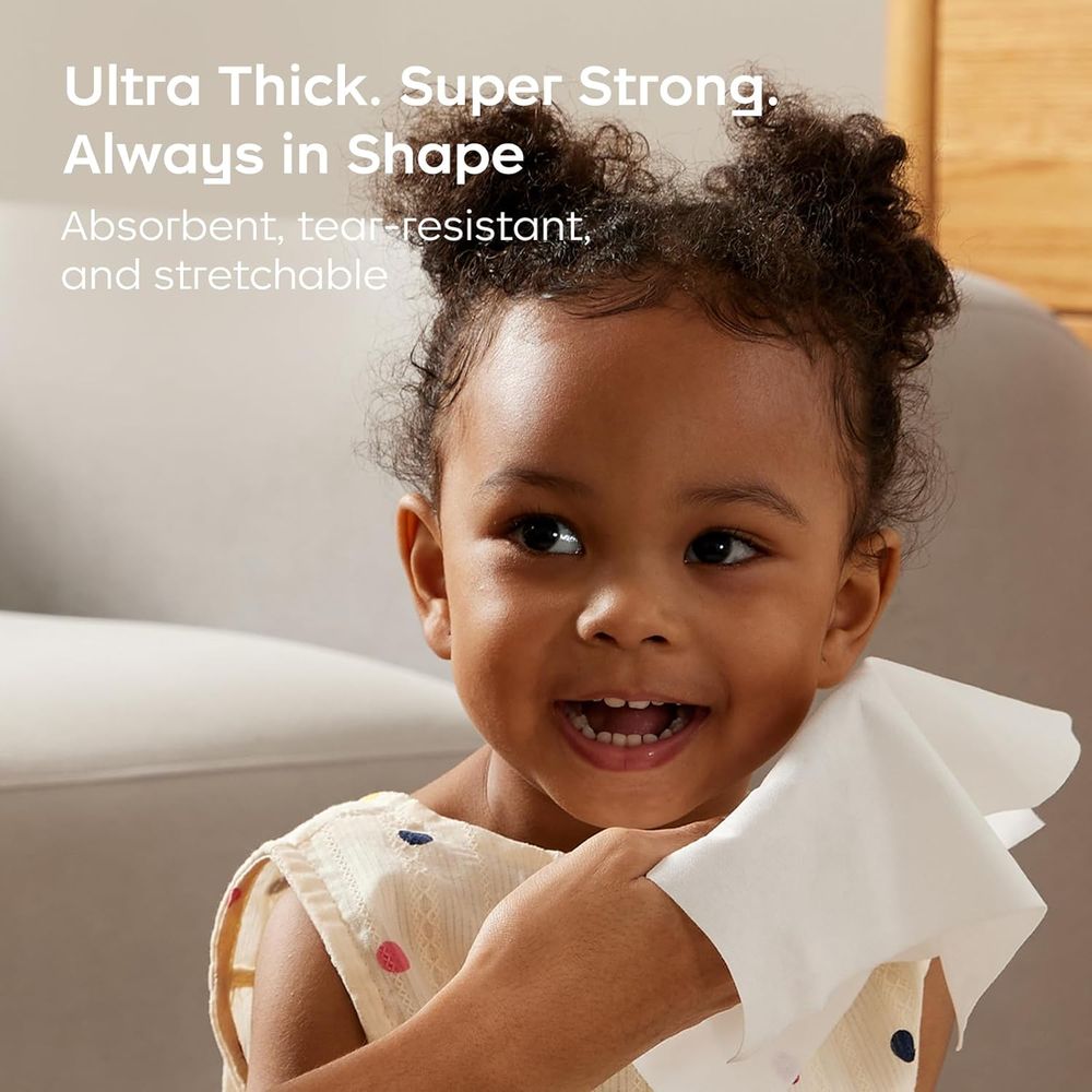 Babycare - Cloud Wisper Baby Dry Wipes - Pack Of 4 - 192 Pcs