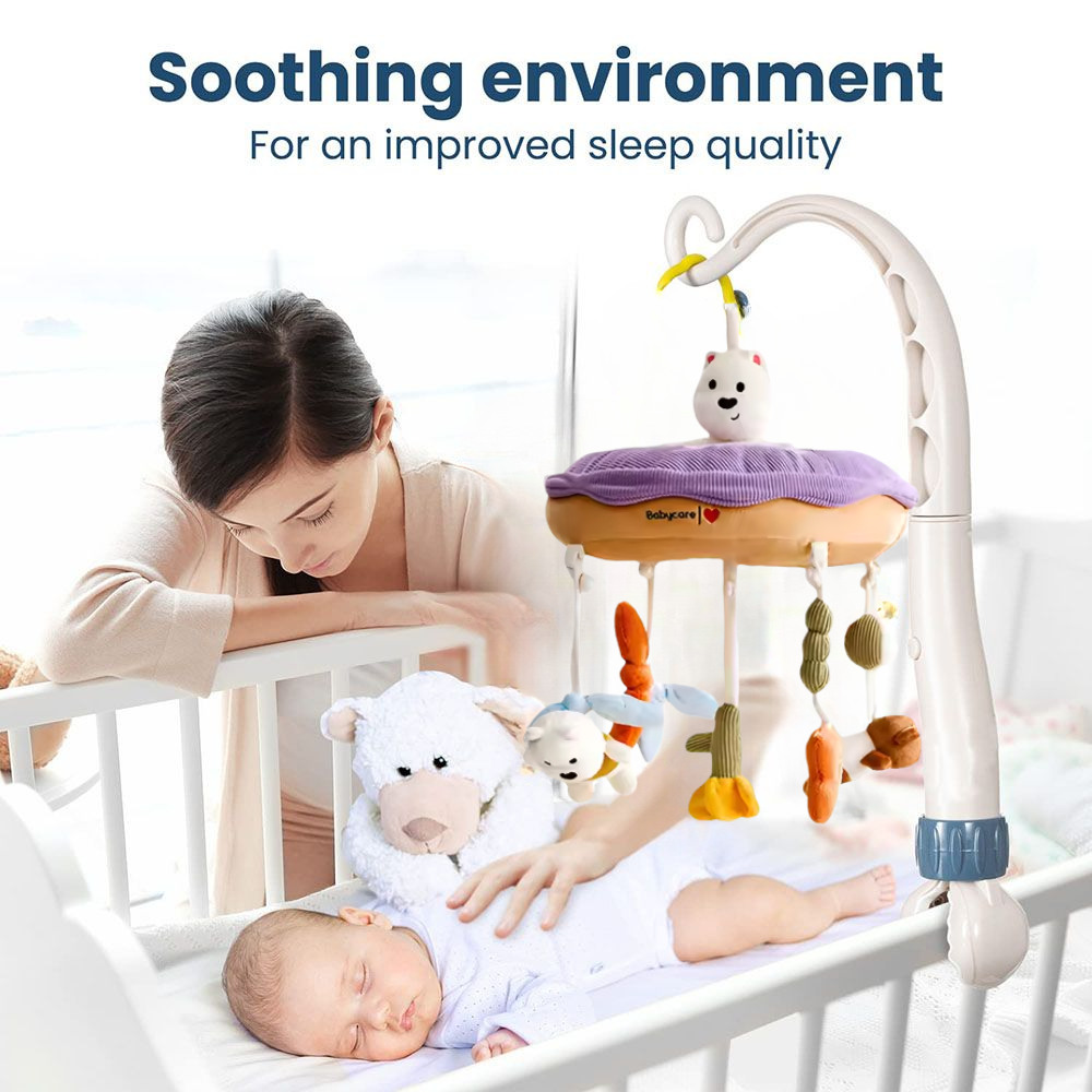 Babycare - Newborn Crib Bed Bell Rattle with Rotating Music