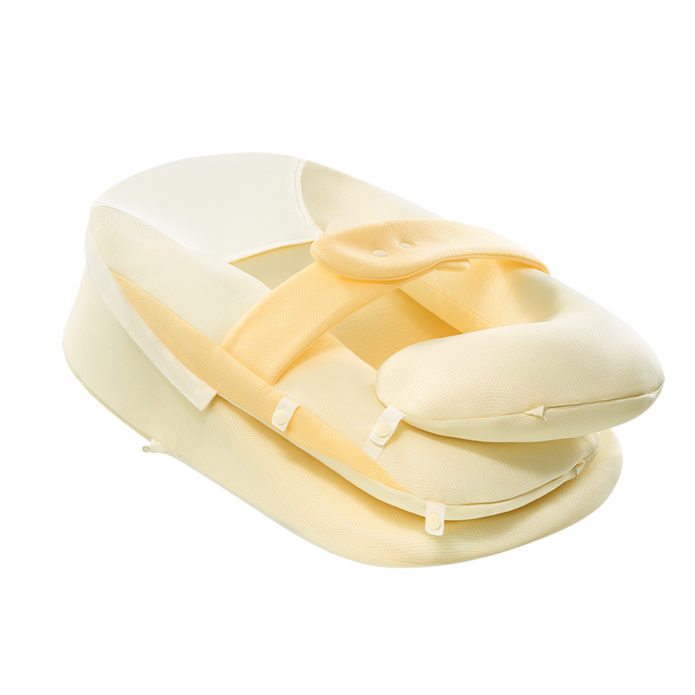 Babycare - Anti-Spit-Up Baby Pillow - Yellow