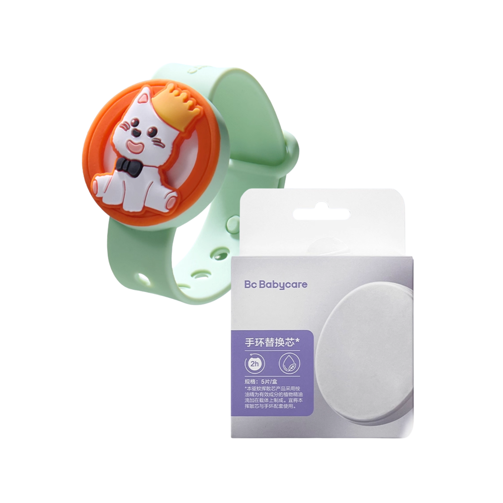 Babycare - Essential Oil Mosquito Repellent Bracelet - Orange