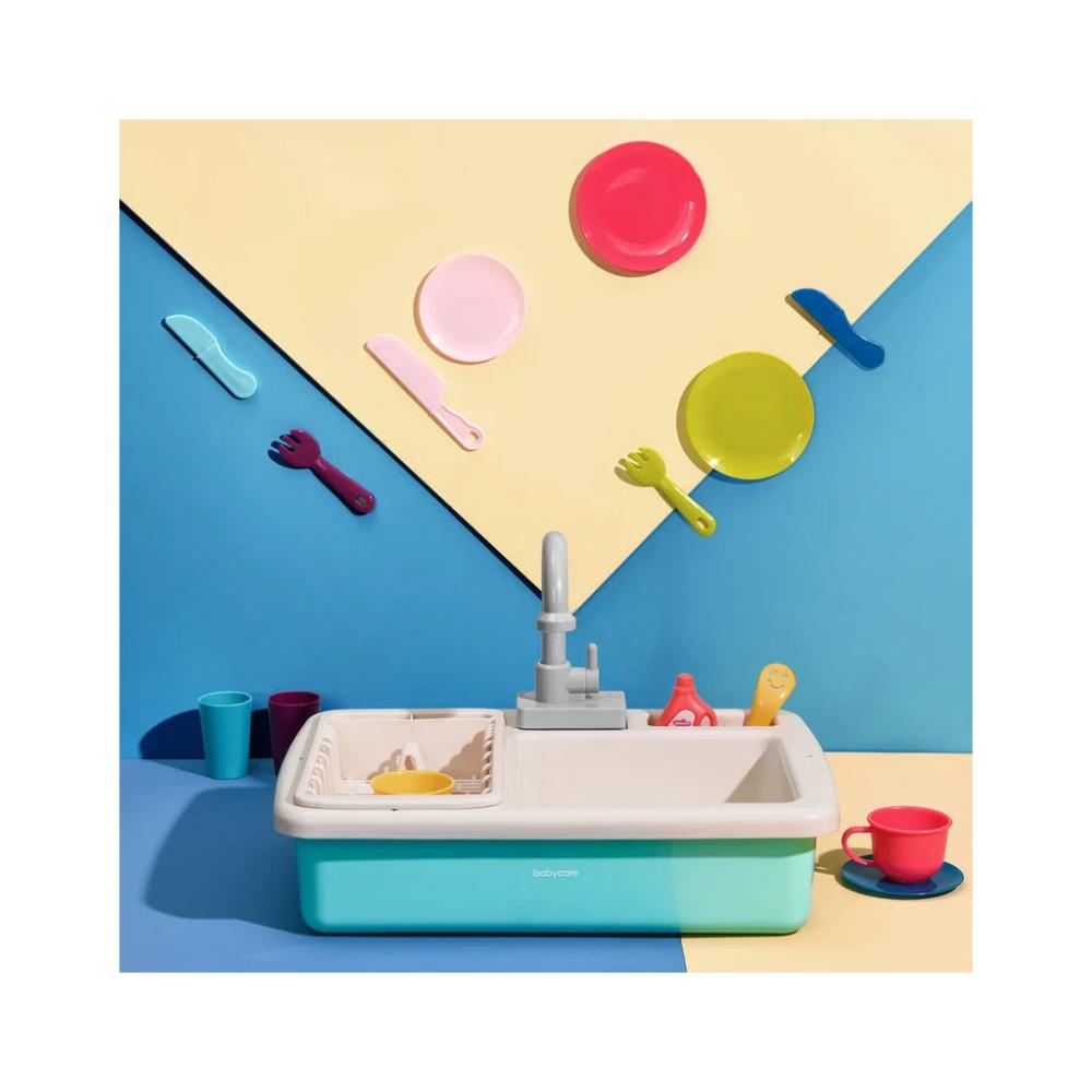 بيبي كير - مجموعة لعب غسيل حوض المطبخ