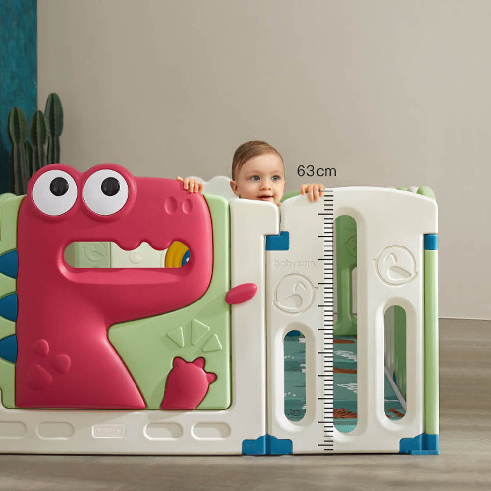 Babycare - Dino Barron Playpen Fence 148 x 185 cm - 16pcs