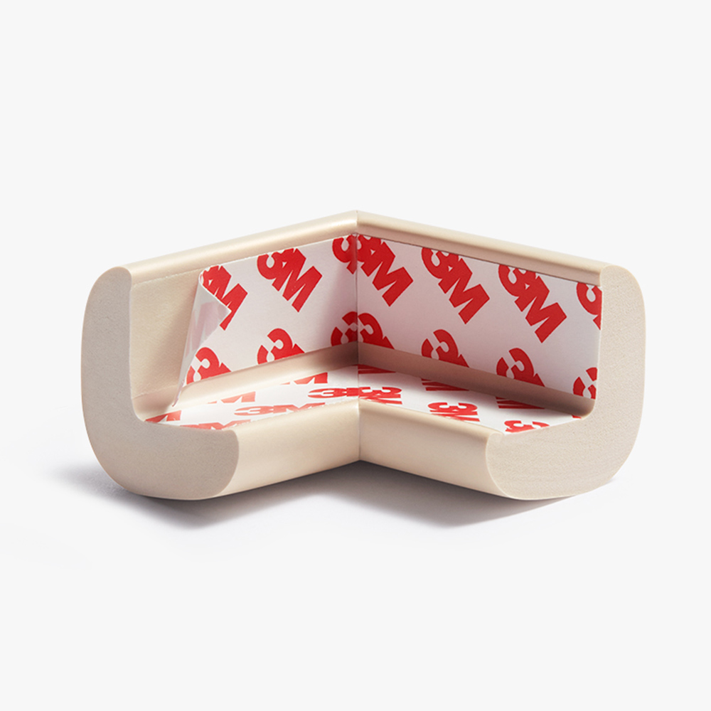 Babycare - L Shaped Safety Corner Cushion - Khata White