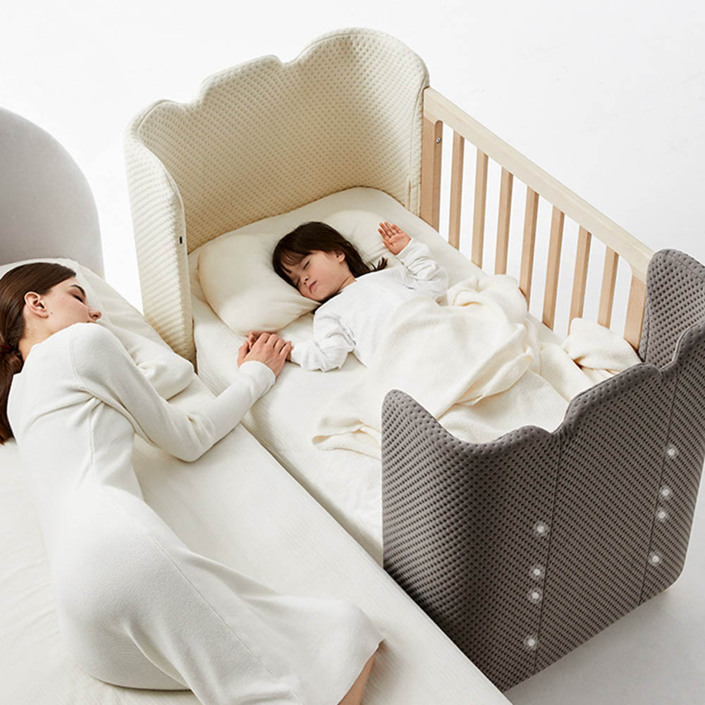 Babycare - Memory Foam Crib Mattress - White - 155 x 75 x 8 cm