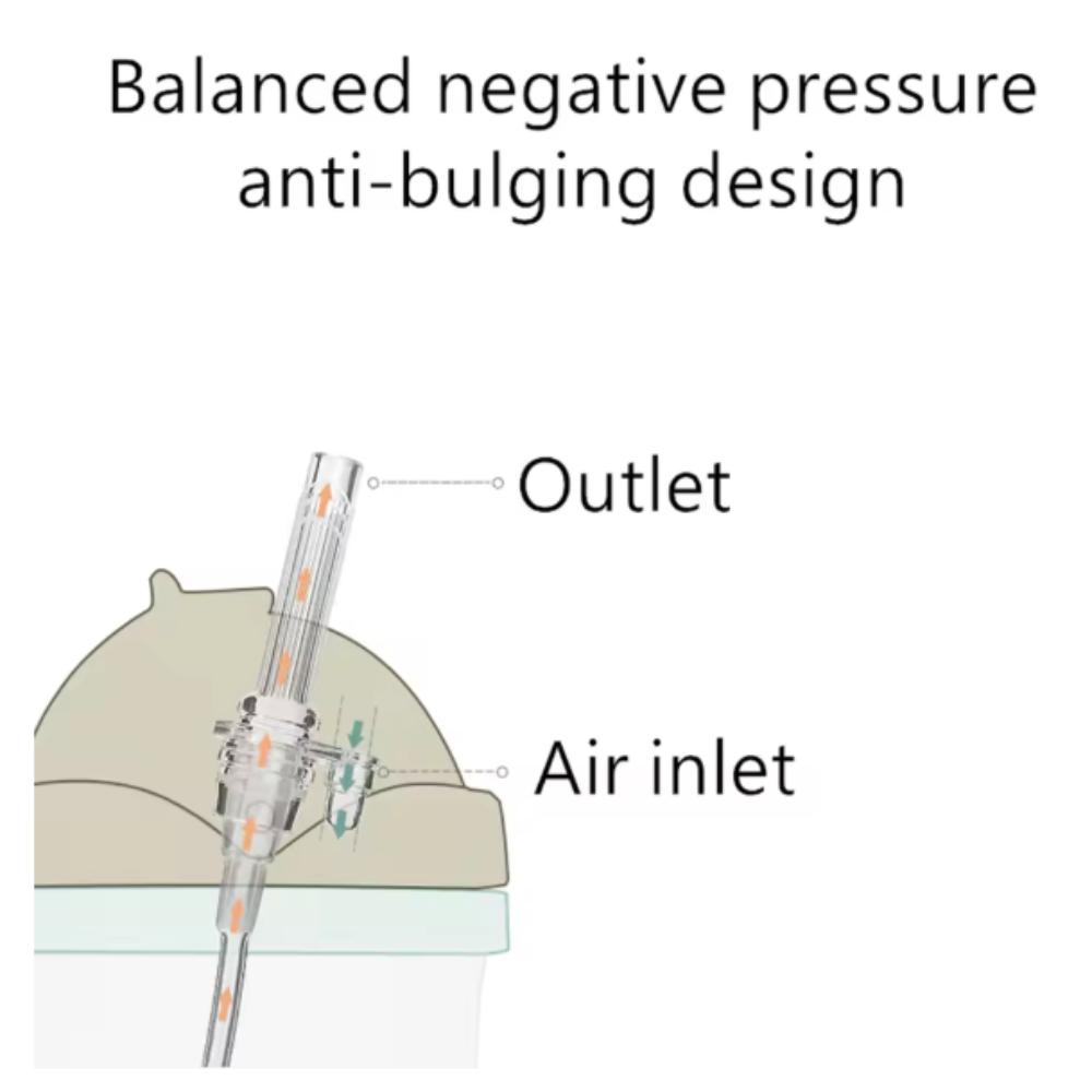 Babycare - Kids Monster Water Sippy Cup - Pink - 240ml