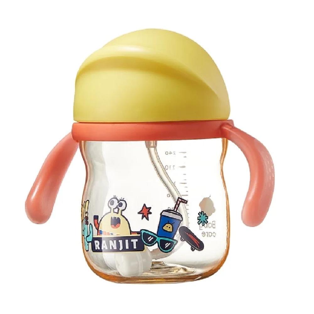 بيبي كير - زمزمية ماء وكوب رشف - 240 مل - متعددة الألوان