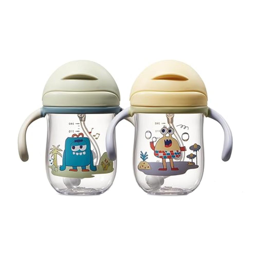 Babycare - Kids' Sippy Cup Set - Multicolor - 2 Pcs - 240ml