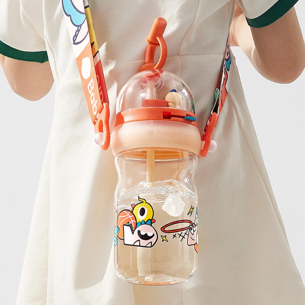 Babycare - T - Rex Shooting Game Water Bottle - Pink - 500ml