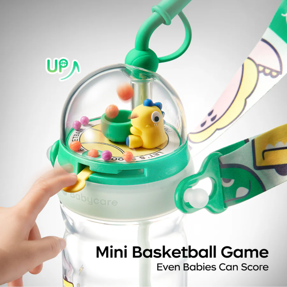 بيبي كير - زمزمية مياه - لعبة إطلاق النار تي ريكس - أخضر - ٥٠٠ مل