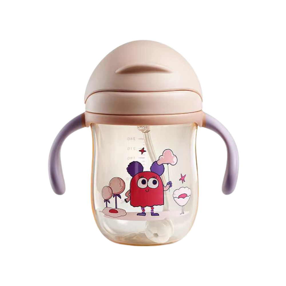 Babycare - Kids Water Sippy Cup - Pink - 240ml