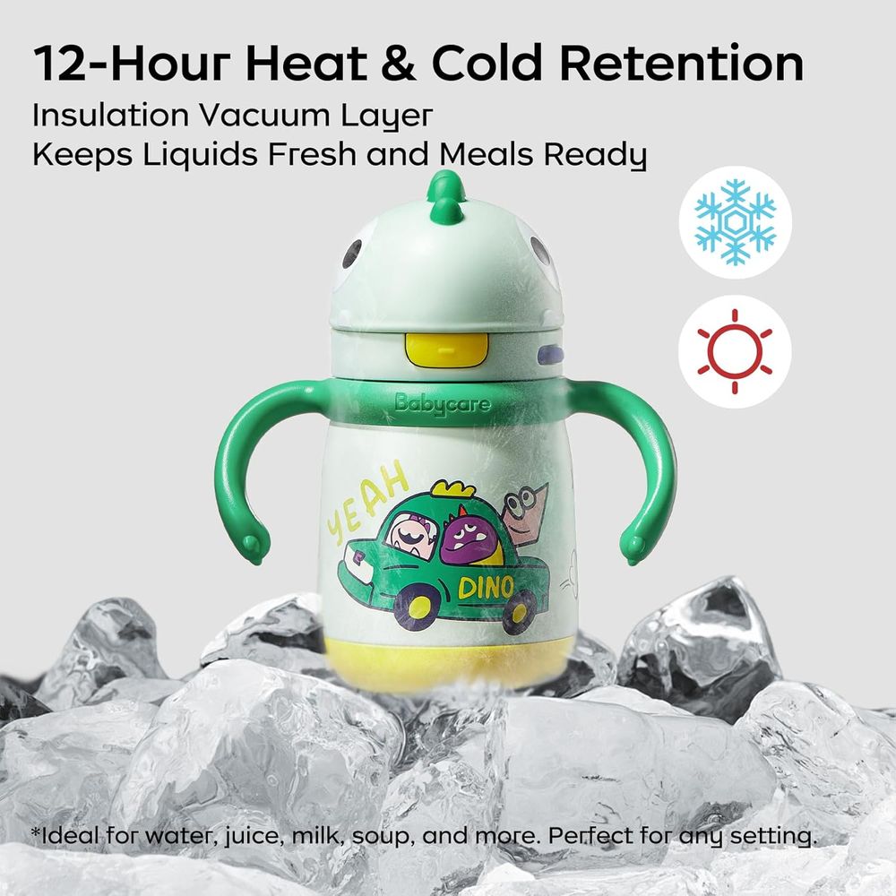 Babycare - T-Rex Toby Vacuum Water Bottle - 300 ml