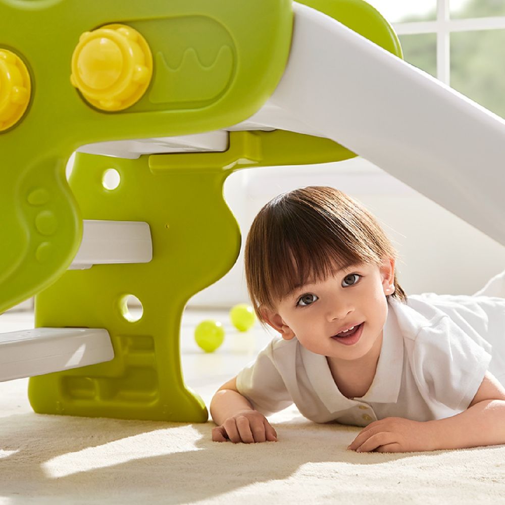 بيبي كير - زحليقة قابلة للطي - أخضر سيلين