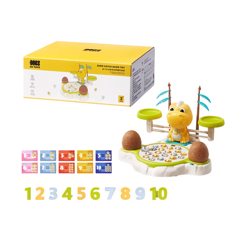 Babycare - Dinosaur Catch Game - Multicolor