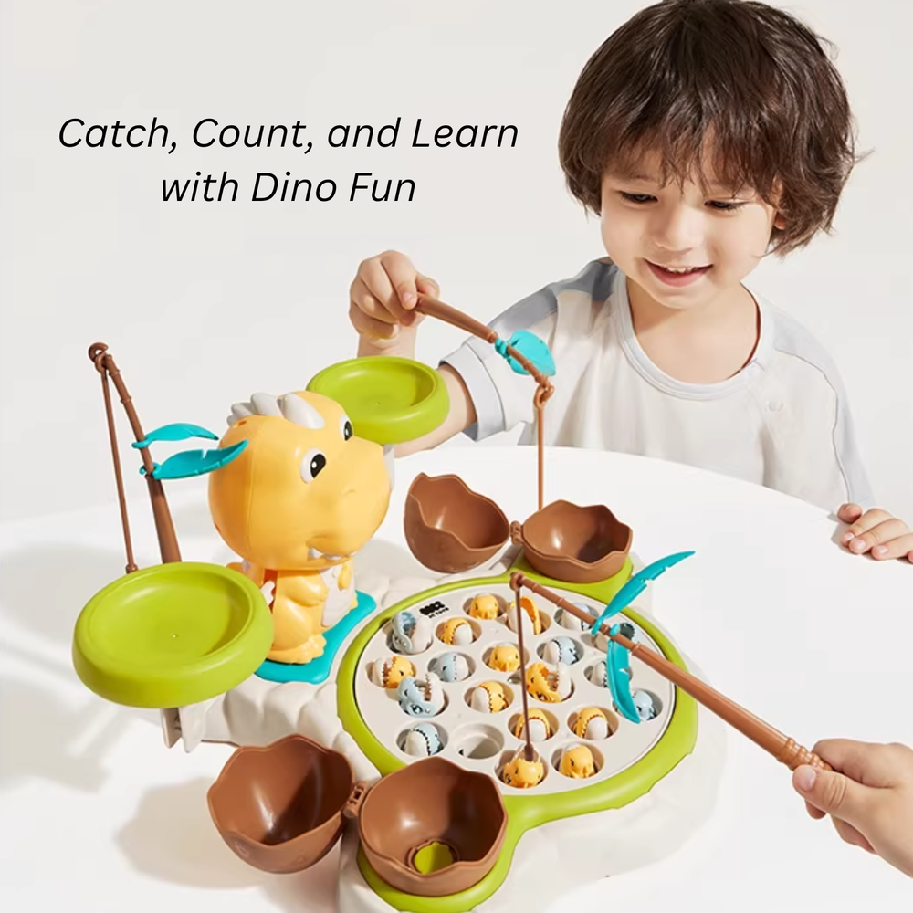 Babycare - Dinosaur Catch Game - Multicolor