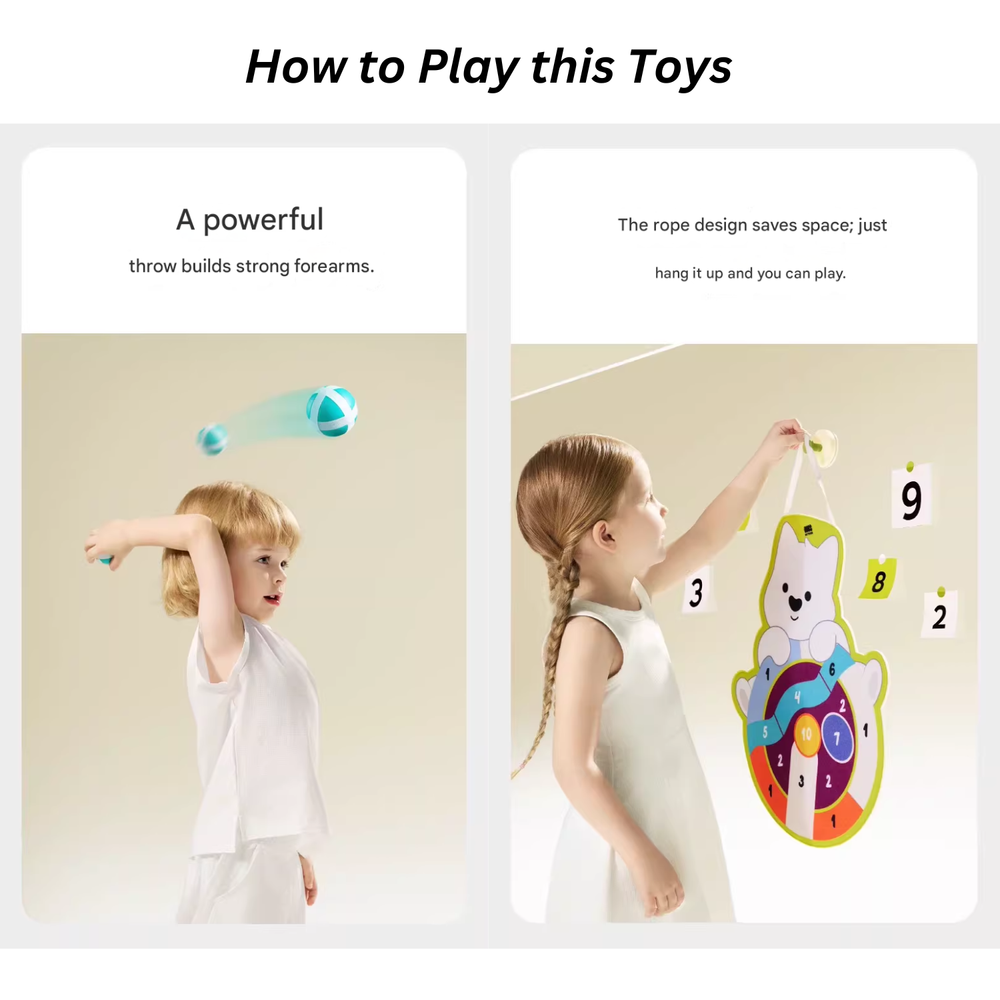 Babycare - Toss & Catch Ball Game - Multicolor