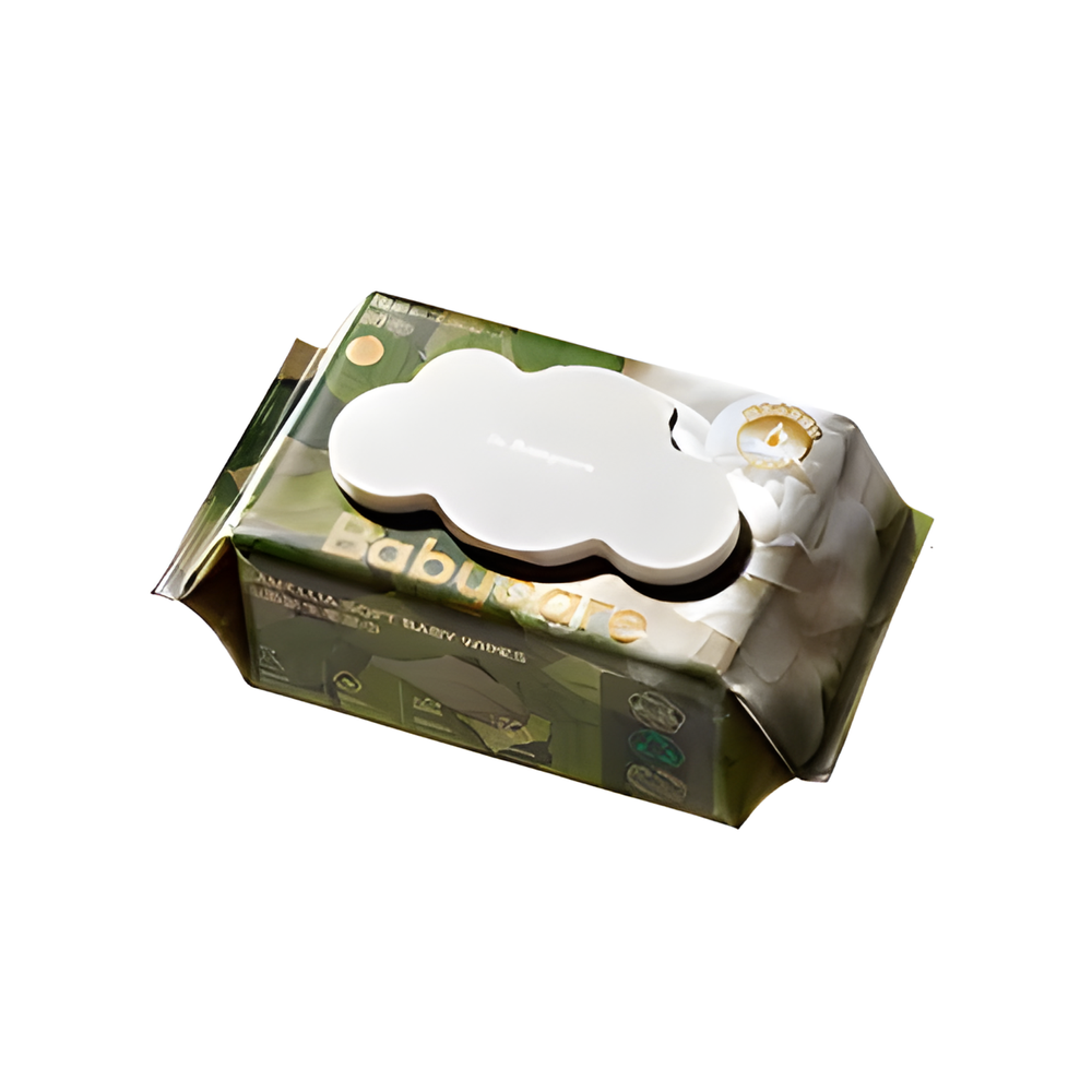 عناية الأطفال - مناديل مبللة ناعمة للأطفال بنقشة الكاميليا - 80 قطعة