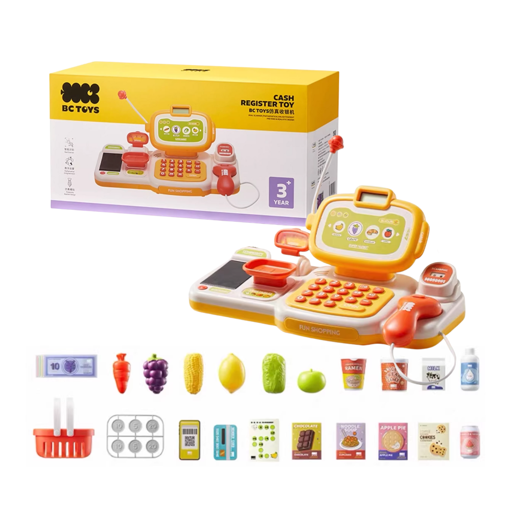 Babycare - Cash Register Toy Set - Multicolor