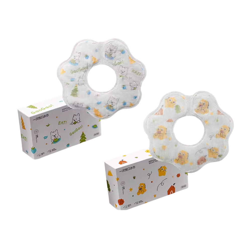 Babycare - Disposable Saliva Tower - Multicolor - 20 Pcs