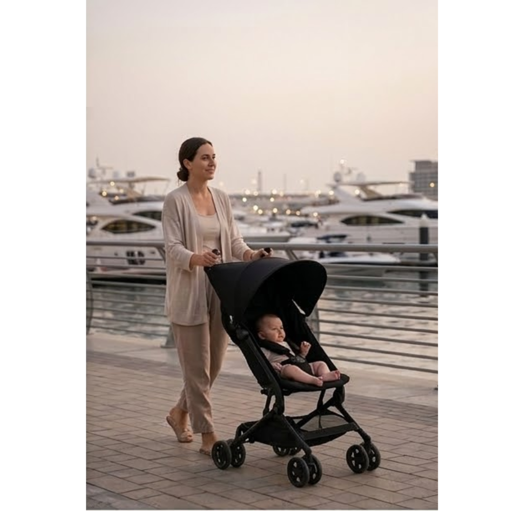 Babycare - Baby Lightweight Pocket Stroller - Black