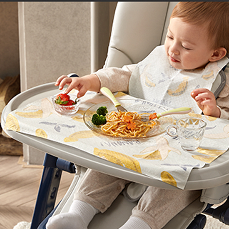 Babycare - Baby Disposable Table Mat - Multicolor - 20 Pcs