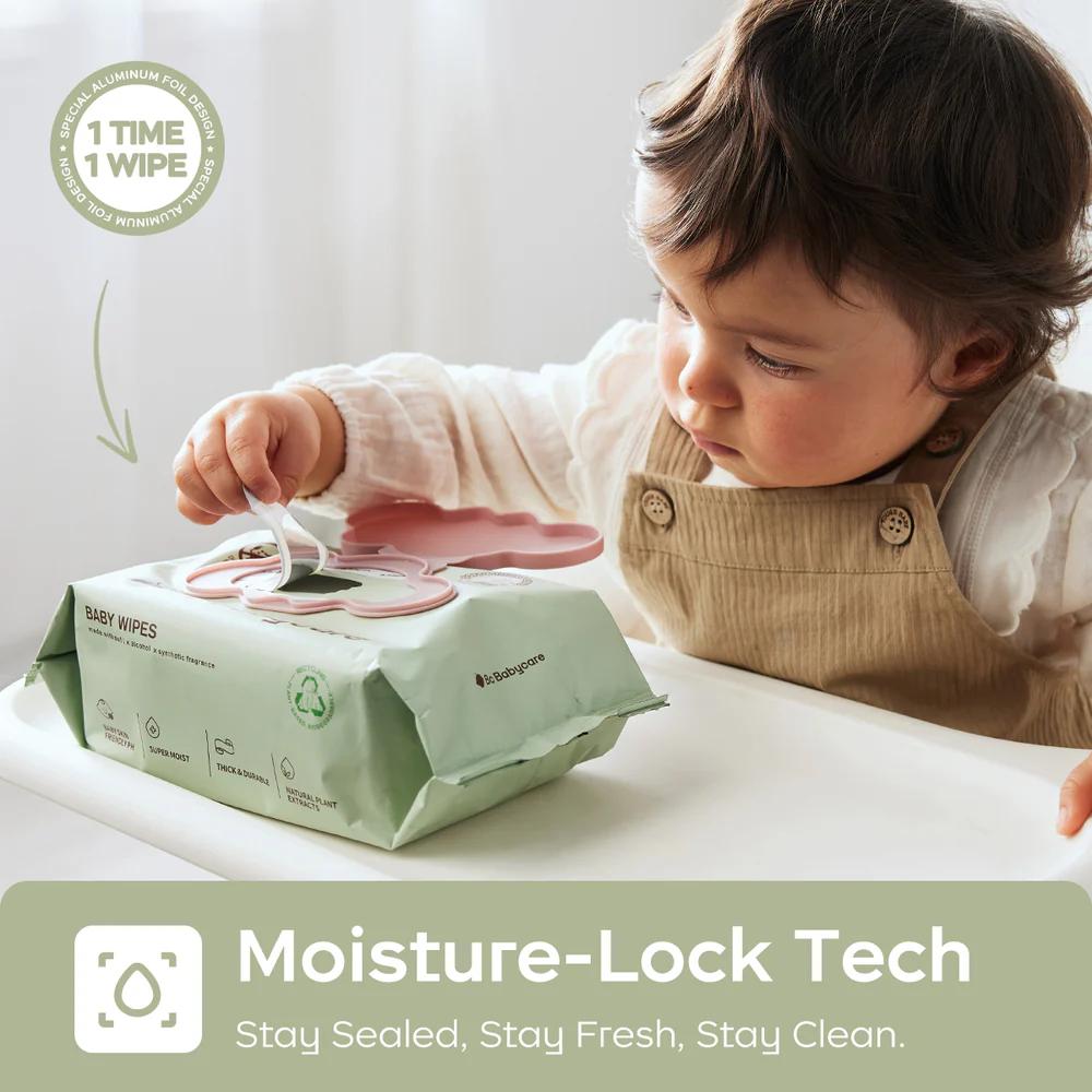 Babycare Baby Wipes Pack Of 4 80 Pcs