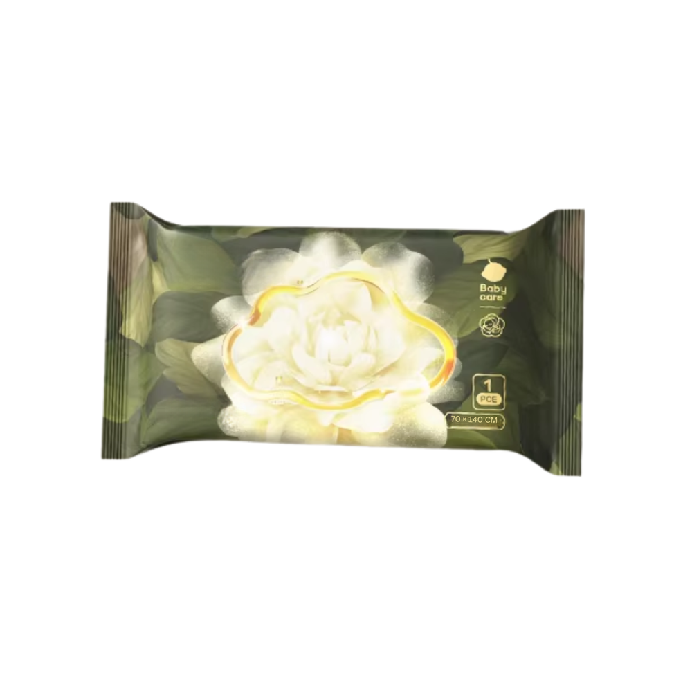 Babycare - Golden Camellia Disposable Bath Towel - 1 Pc
