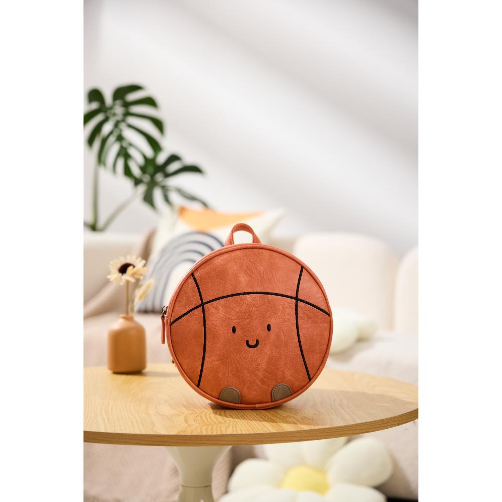 بيبي كير - شنطة ظهر للأطفال - كرة سلة - برتقالي/أسود - صغير