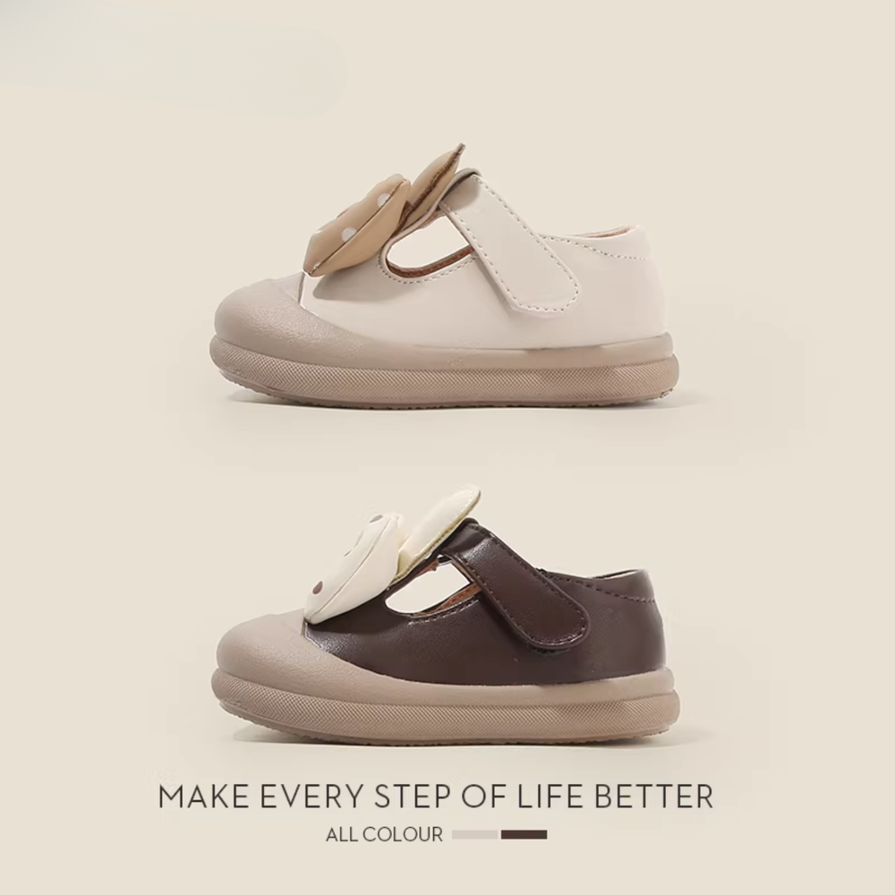 Babycare - Baby Girl's Bow Detail First Shoes