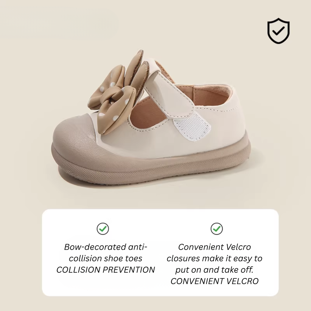 Babycare - Baby Girl's Bow Detail First Shoes