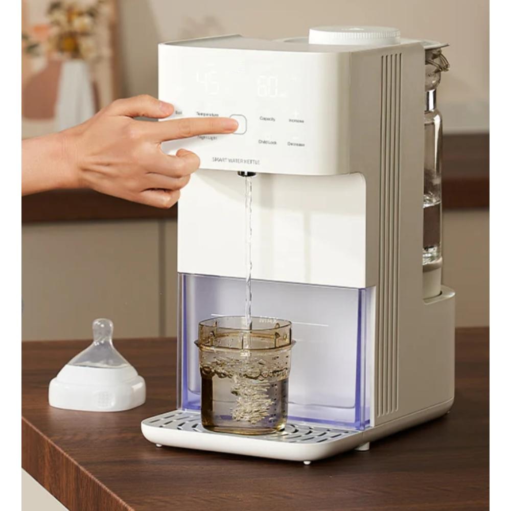 Babycare Smart Temperature Controlled Water Kettle - White/Grey