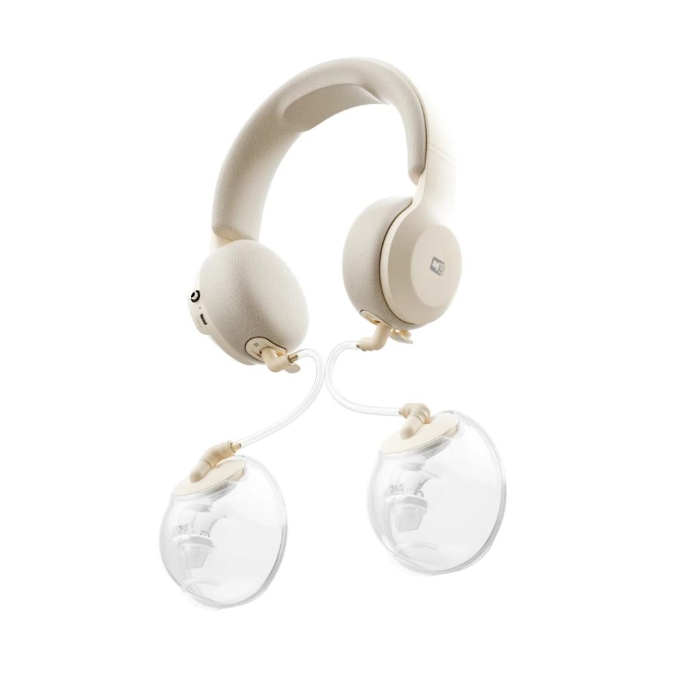 Babycare - Rechargeable Neck-Hanging Double Breast Pump Set - Beige